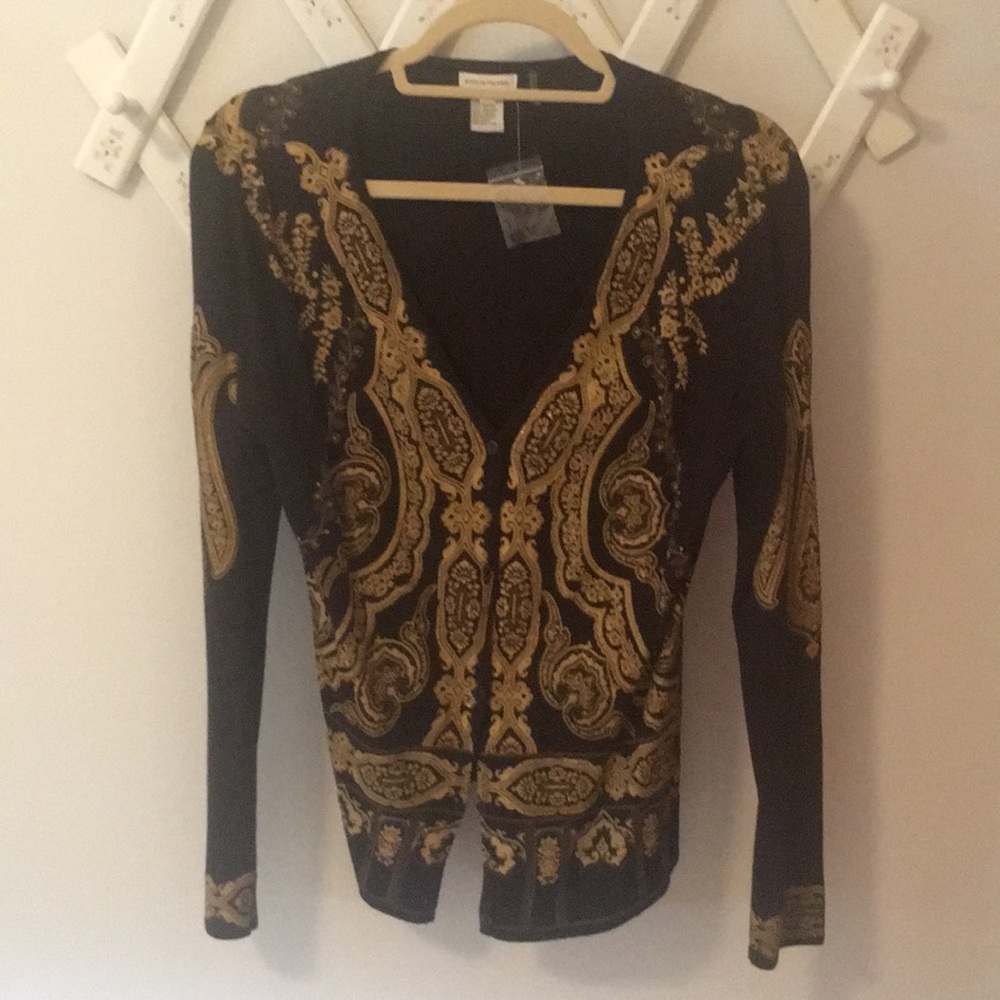 Boston Proper cardigan long sleeves rayon/angora